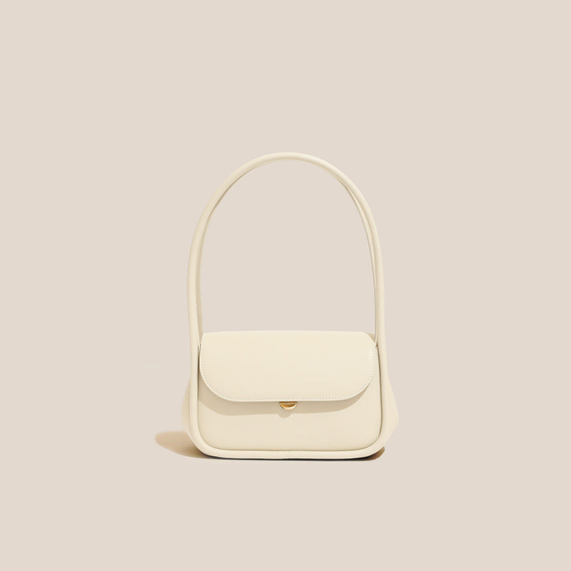 Noémie – Sac Épaule Design Minimaliste en Cuir Véritable - Paris Aura