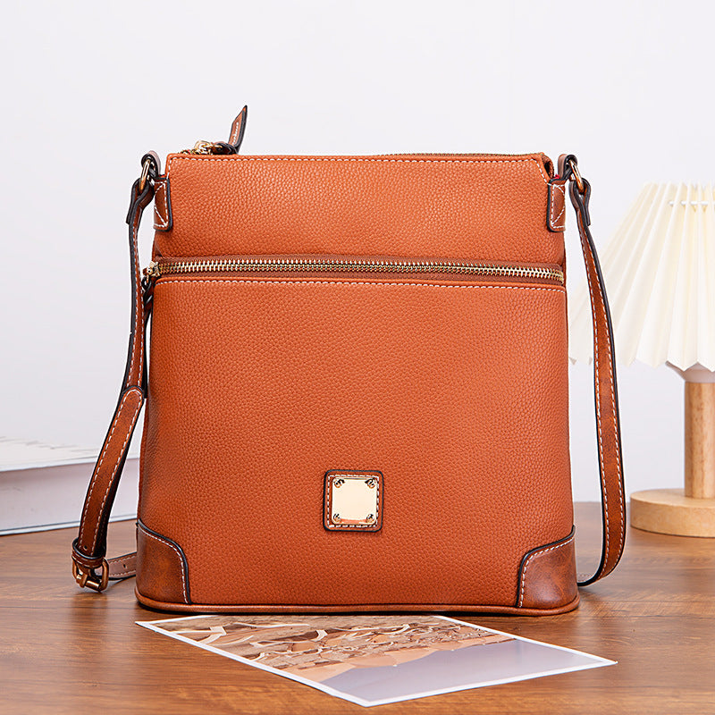Clémence – Sac Bandoulière Effet Cuir Grainé Vintage - Paris Aura