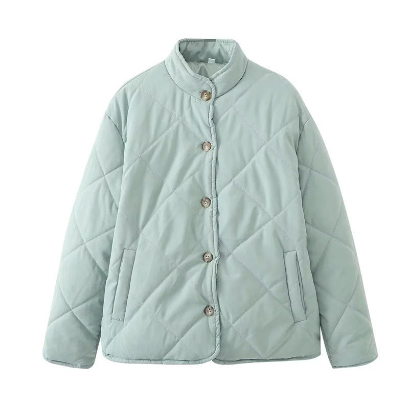 Manteau Femme Boutonné – Style Décontracté et Élégant