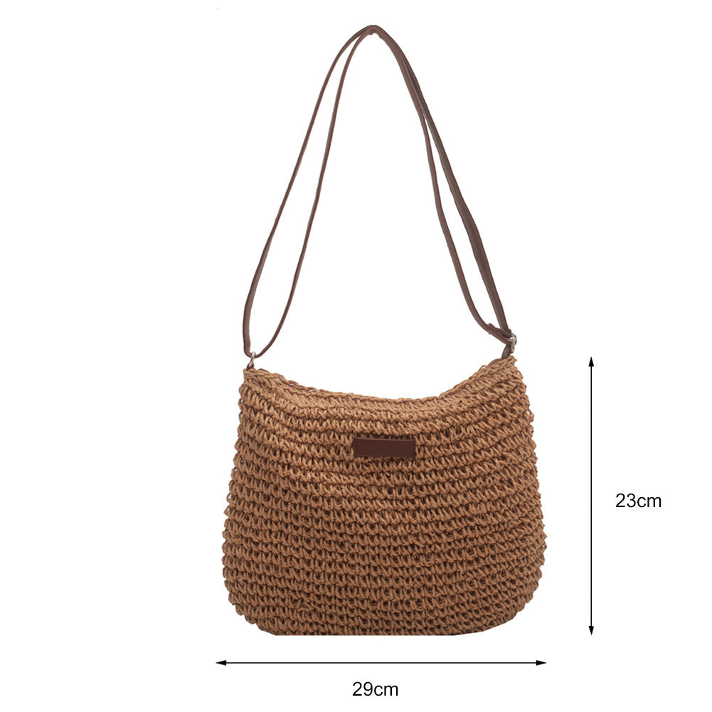 Clara – Sac Fourre-Tout Tressé de Vacances - Paris Aura