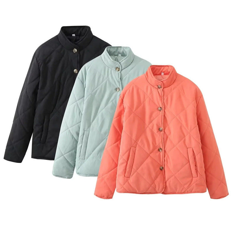 Manteau Femme Boutonné – Style Décontracté et Élégant