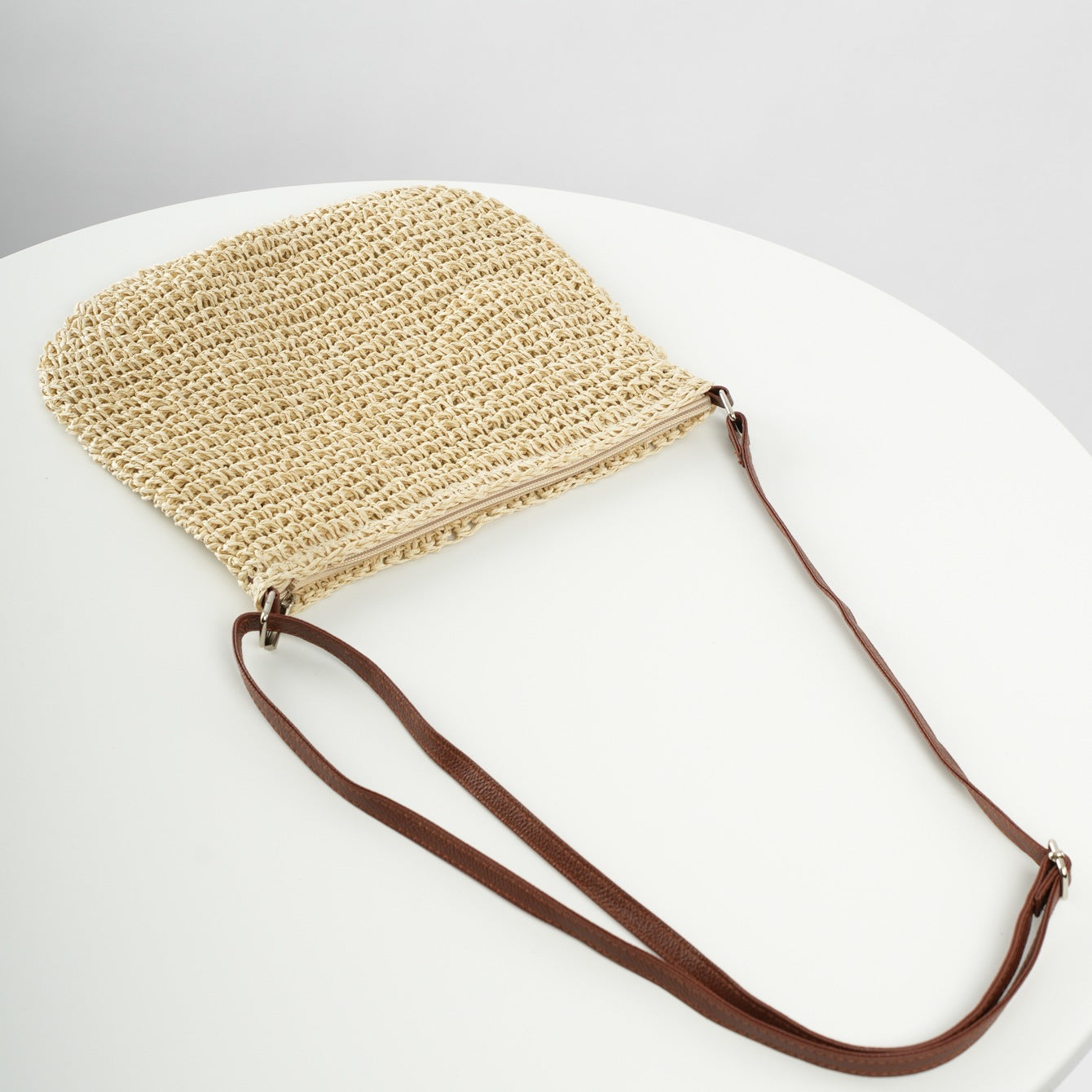 Clara – Sac Fourre-Tout Tressé de Vacances - Paris Aura