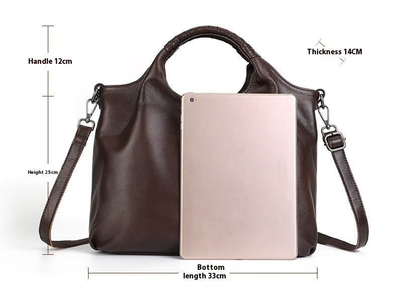 Sac Tote Vintage Femme – Cuir Véritable Haut de Gamme - Paris Aura