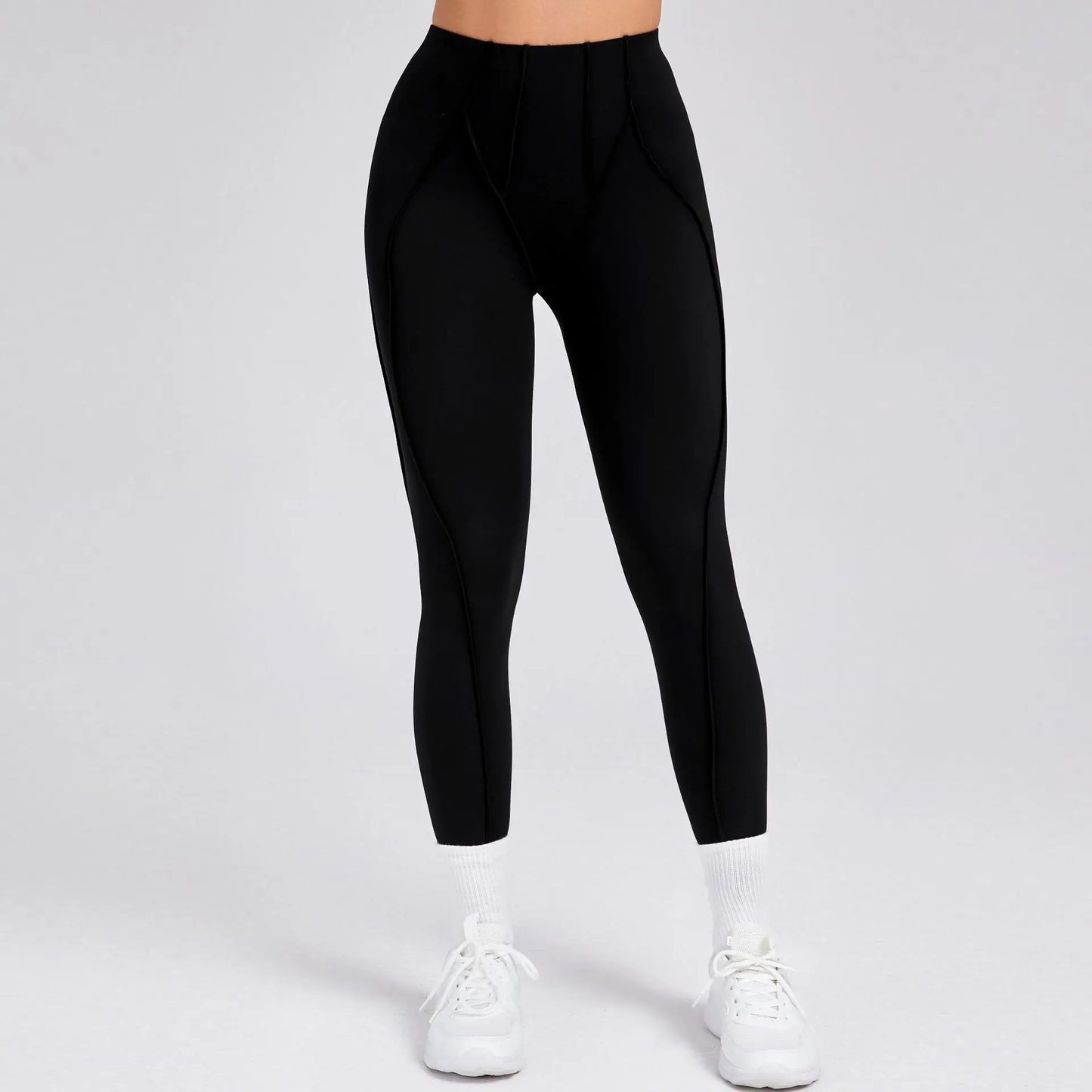 Legging Sculptant Design Couture – Galbe et Élégance pour Tous Tes Mouvements - Paris Aura