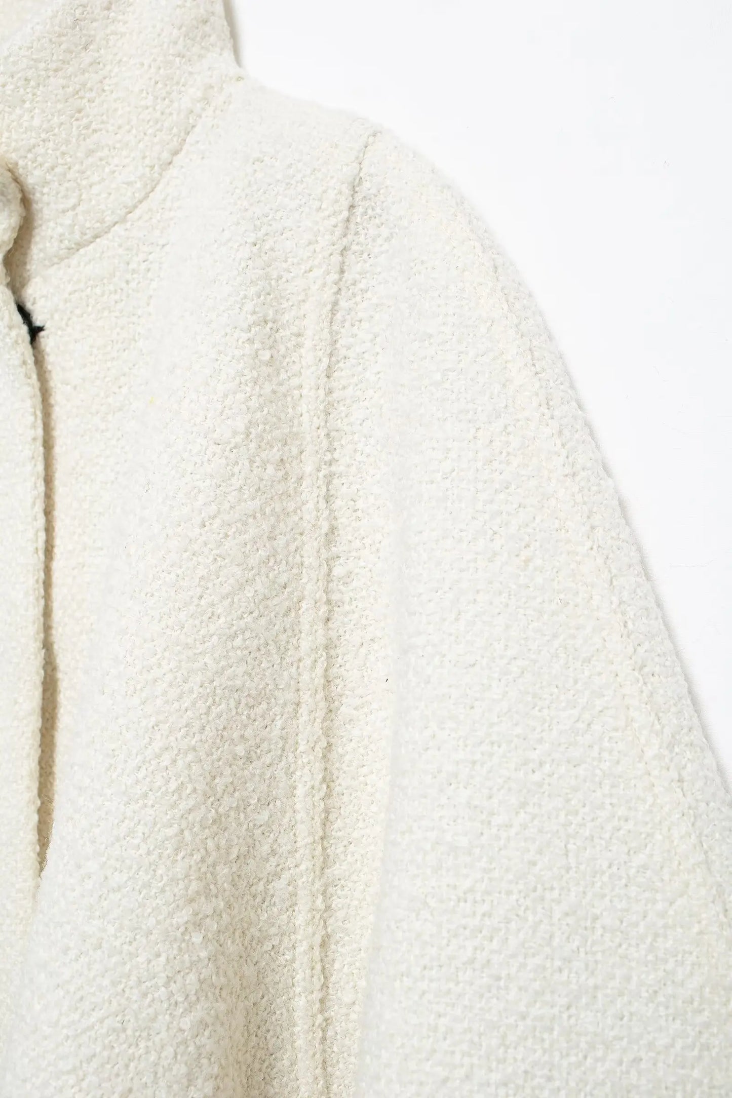 Manteau Cape Femme 2025 Laine Col Montant Vintage