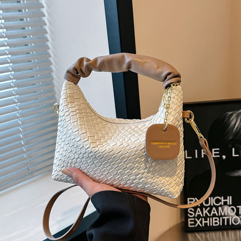 Esther – Sac Bandoulière Tressé Élégance Urbaine - Paris Aura