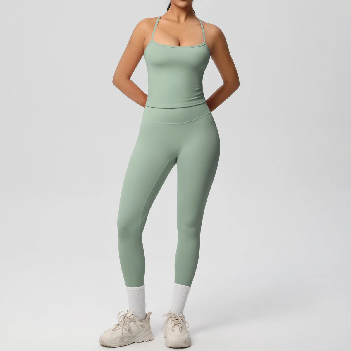 Haut Yoga Dos Croisé – Gainant & Respirant - Paris Aura
