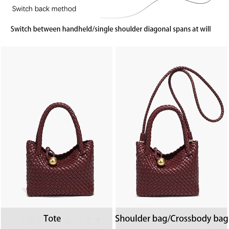 Sac Cabas Tressé – Cuir Vegan Chic & Polyvalent