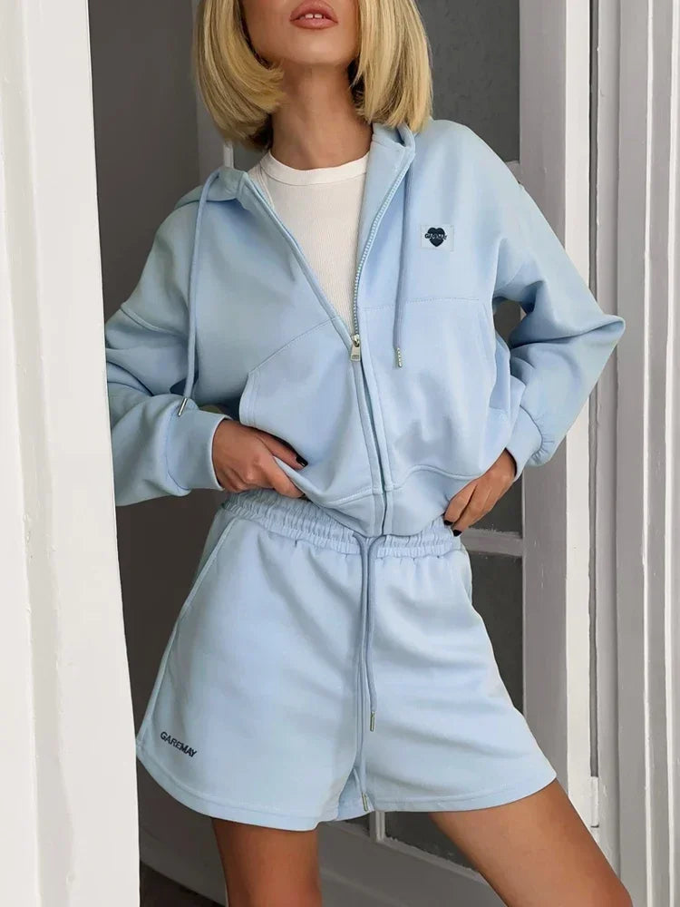Ariane — Ensemble coton oversize rose - Paris Aura