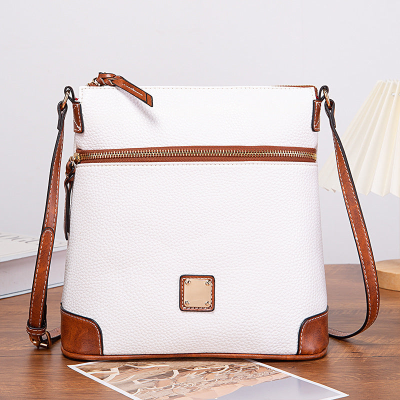 Clémence – Sac Bandoulière Effet Cuir Grainé Vintage - Paris Aura