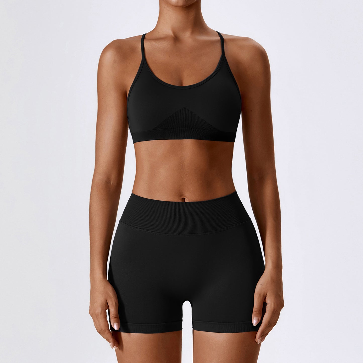 Alma – Ensemble Seamless Sport & Yoga (Brassière + Shorts)