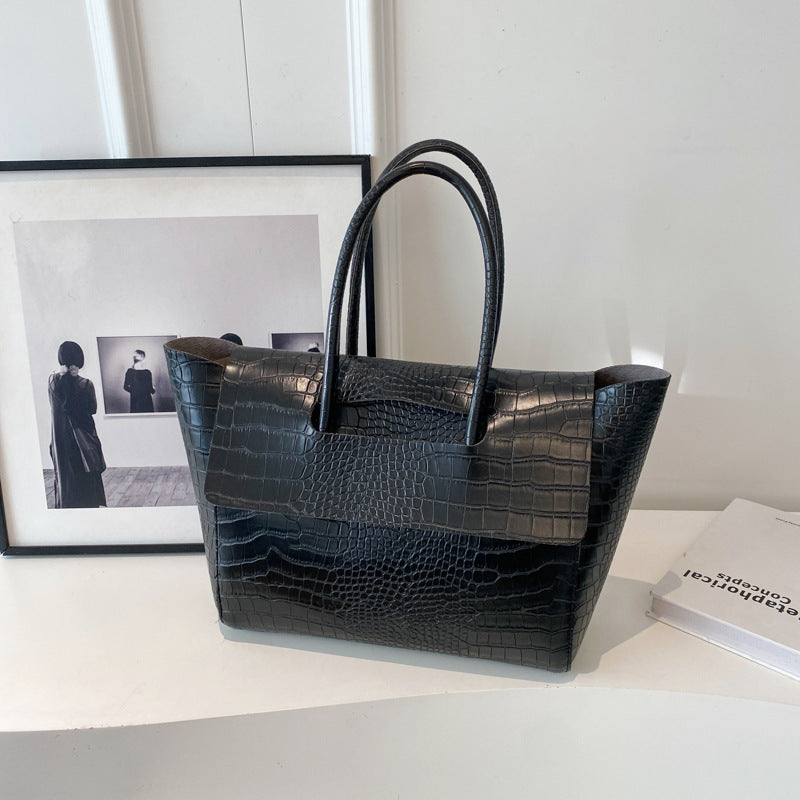 Sac à Main Grande Capacité avec Motif Pierre - Paris Aura