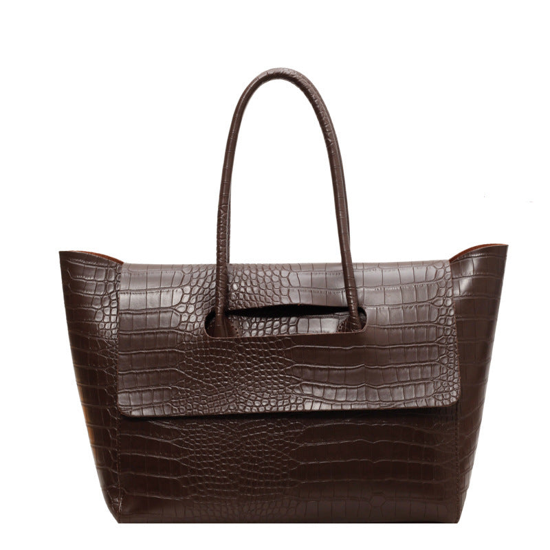 Sac à Main Grande Capacité avec Motif Pierre - Paris Aura