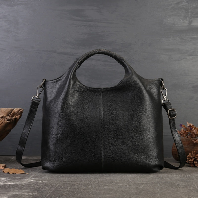 Sac Tote Vintage Femme – Cuir Véritable Haut de Gamme - Paris Aura