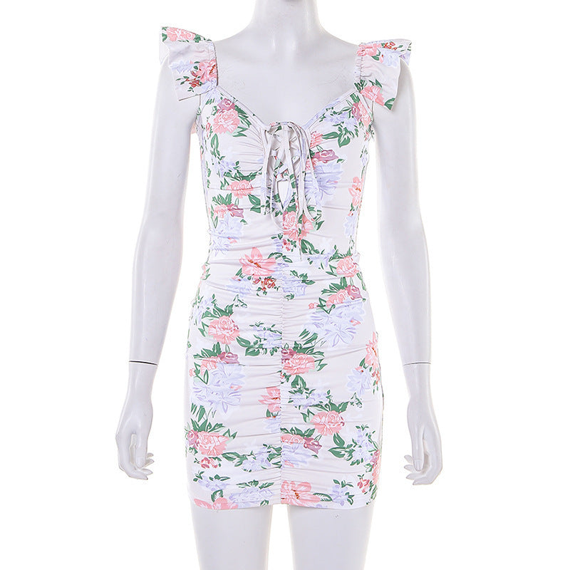 Slim Print Dress – Sensualité sculptée, attitude assumée - Paris Aura