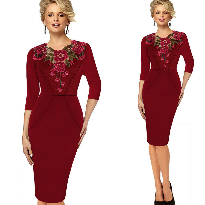 Elegant Temperament Lace Dress – Élégance assumée, audace maîtrisée - Paris Aura