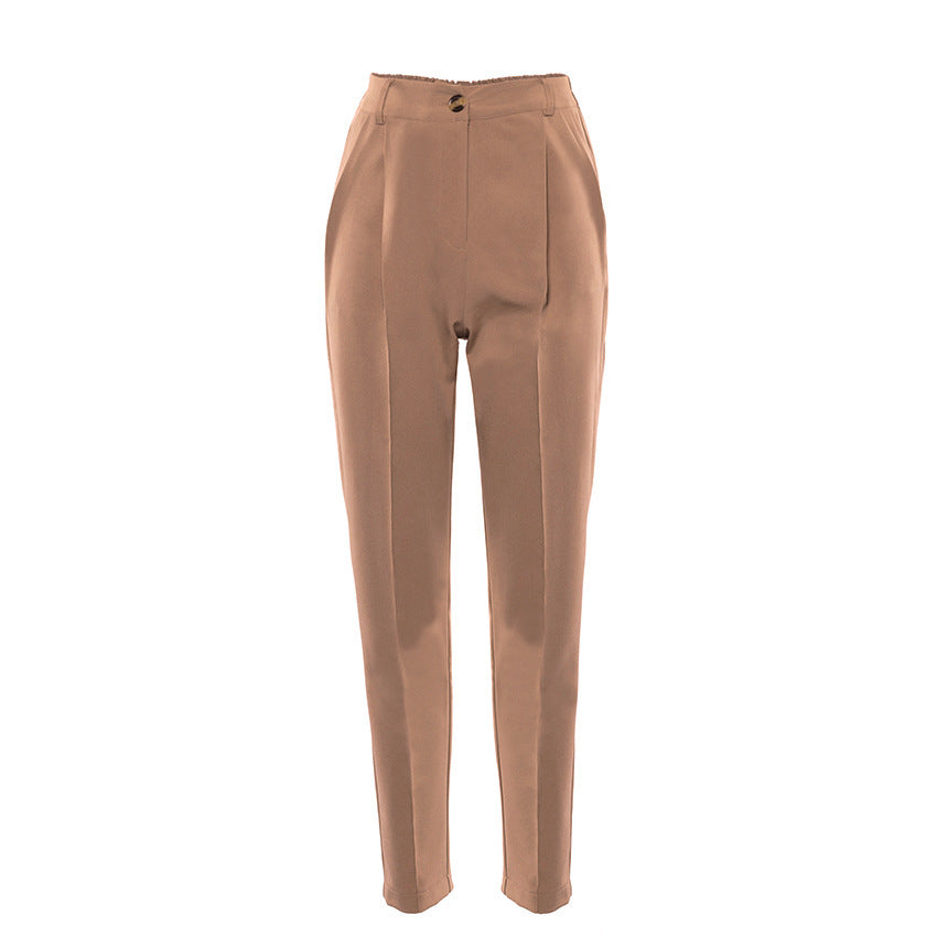 Pantalon Tailleur 9/10e Taille Haute – Élégance minimaliste, attitude affirmée - Paris Aura