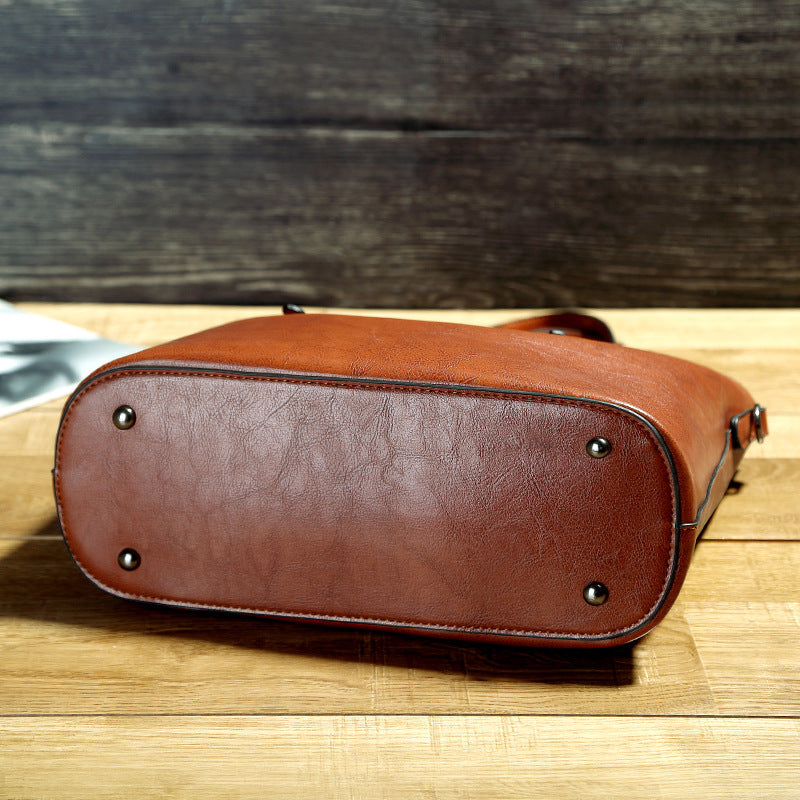 👜 Sac Cabas en Cuir Huilé – Élégance & Grande Capacité - Paris Aura