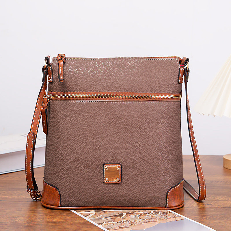 Clémence – Sac Bandoulière Effet Cuir Grainé Vintage - Paris Aura