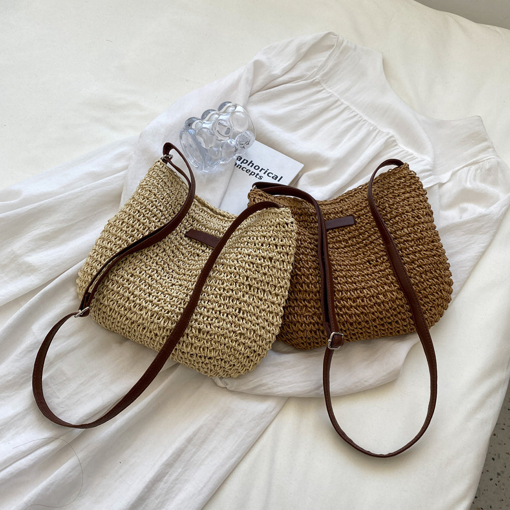 Clara – Sac Fourre-Tout Tressé de Vacances - Paris Aura