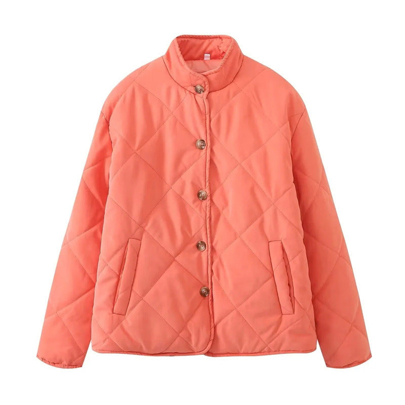 Manteau Femme Boutonné – Style Décontracté et Élégant