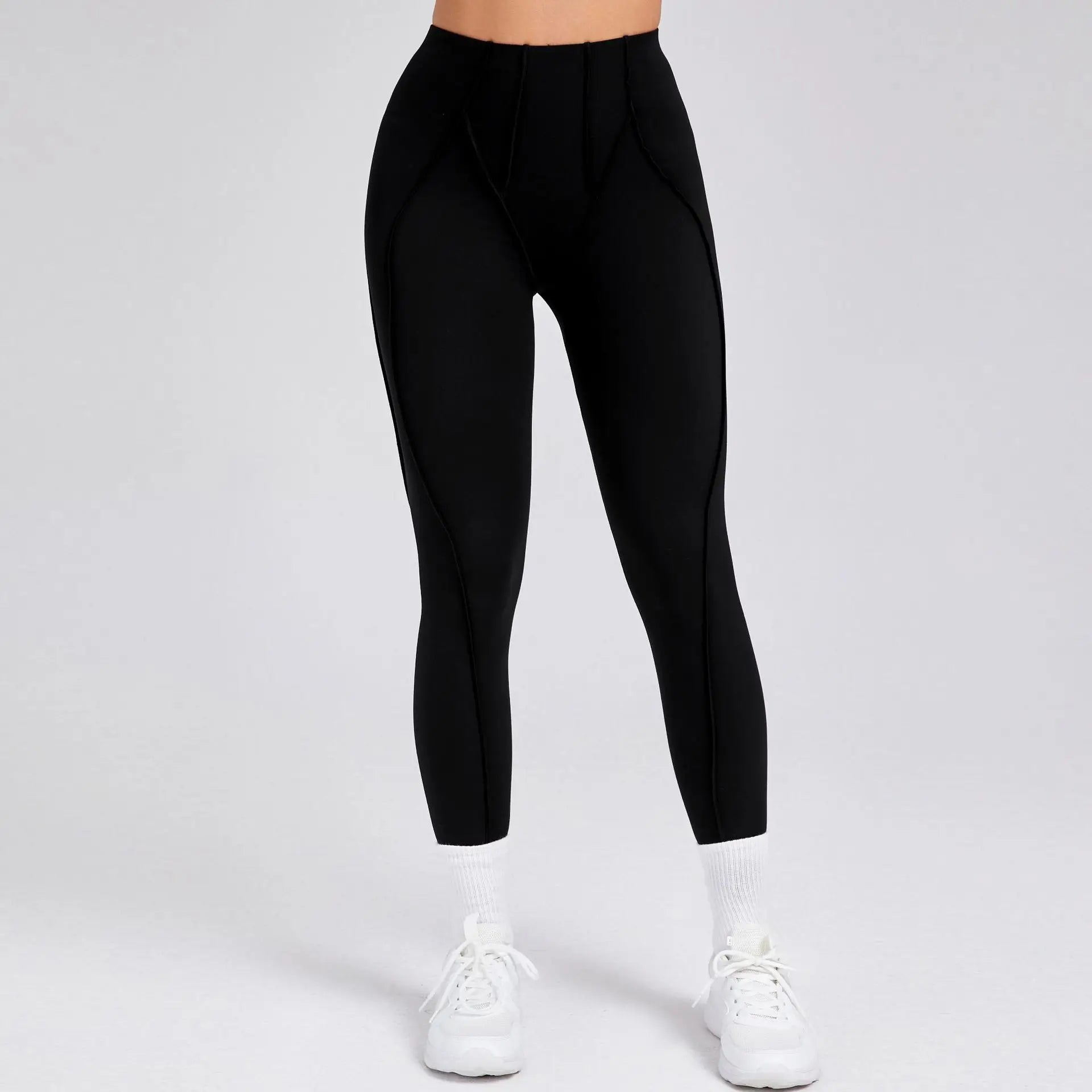 Legging Sculptant Design Couture – Galbe et Élégance pour Tous Tes Mouvements - Paris Aura