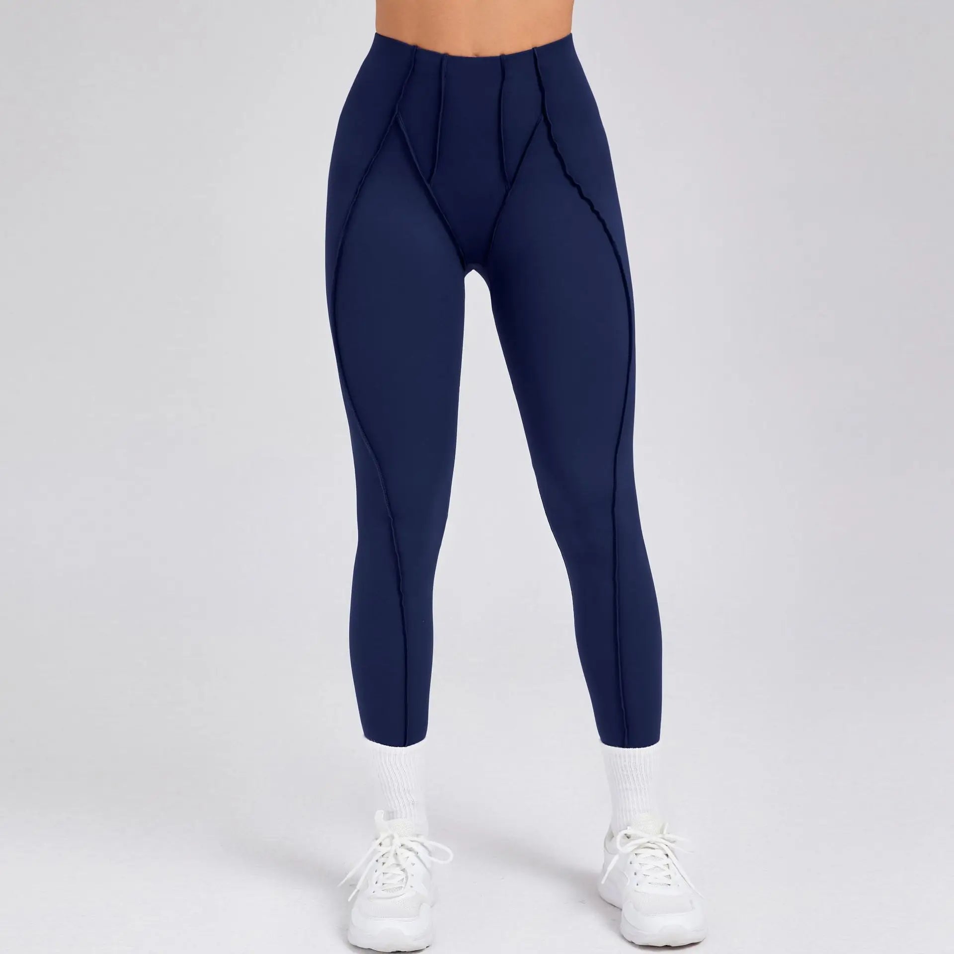 Legging Sculptant Design Couture – Galbe et Élégance pour Tous Tes Mouvements - Paris Aura