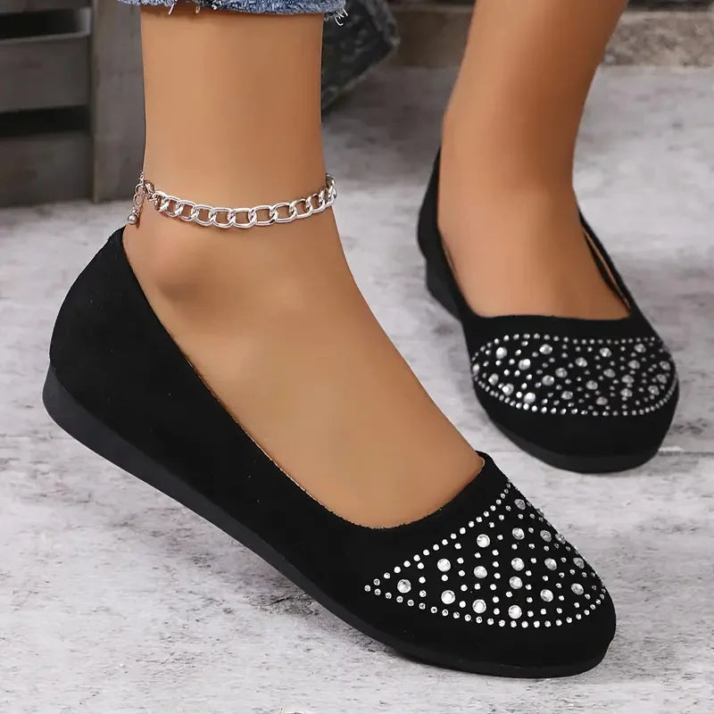 Eunice – Ballerines Légères à Cristaux Été - Paris Aura