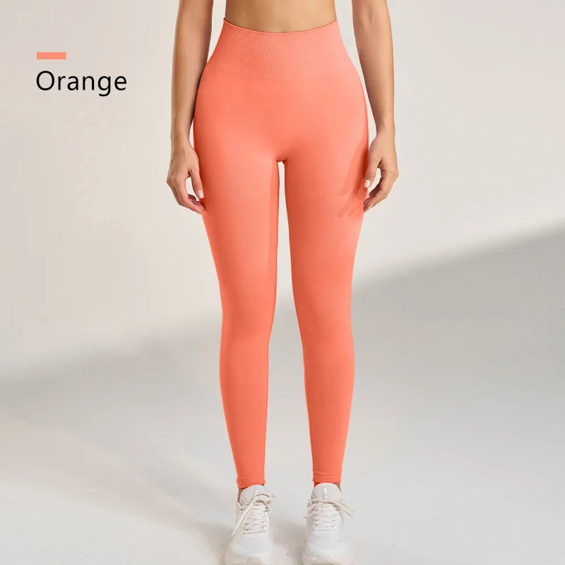 Legging Sculptant Taille Haute Seamless – Effet Peach Booty & Confort Total - Paris Aura