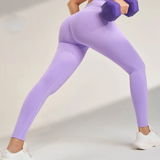 Legging Sculptant Taille Haute Seamless – Effet Peach Booty & Confort Total - Paris Aura