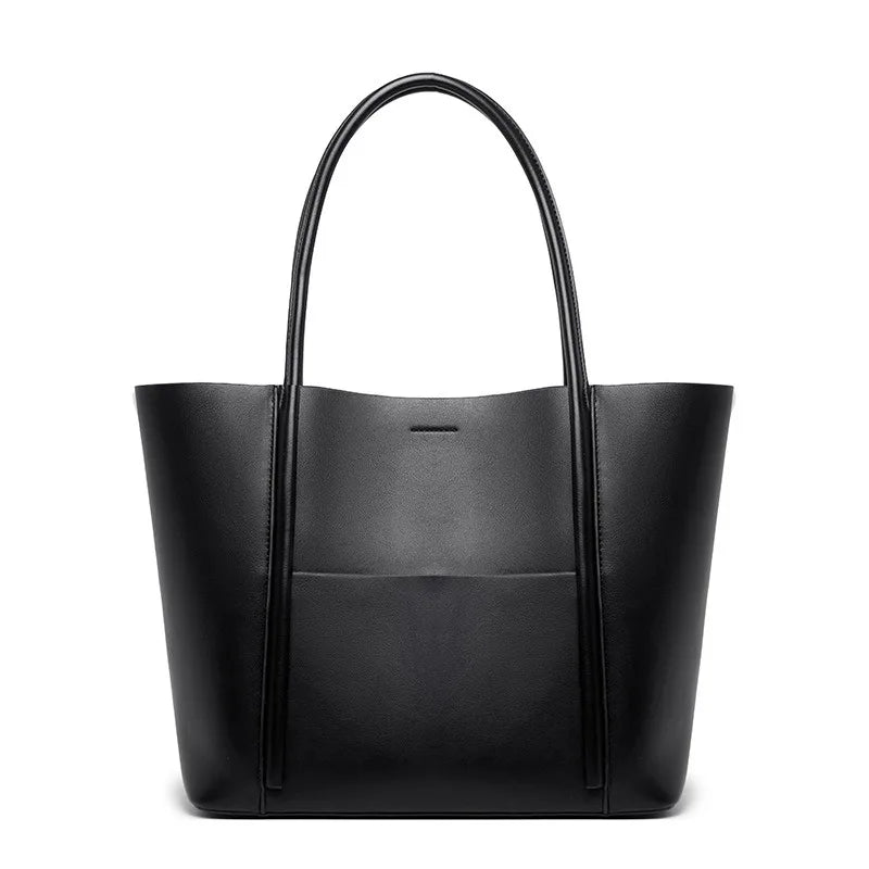 Sac Cabas Femme en Cuir Véritable – Grand Format Élégant 2025 - Paris Aura