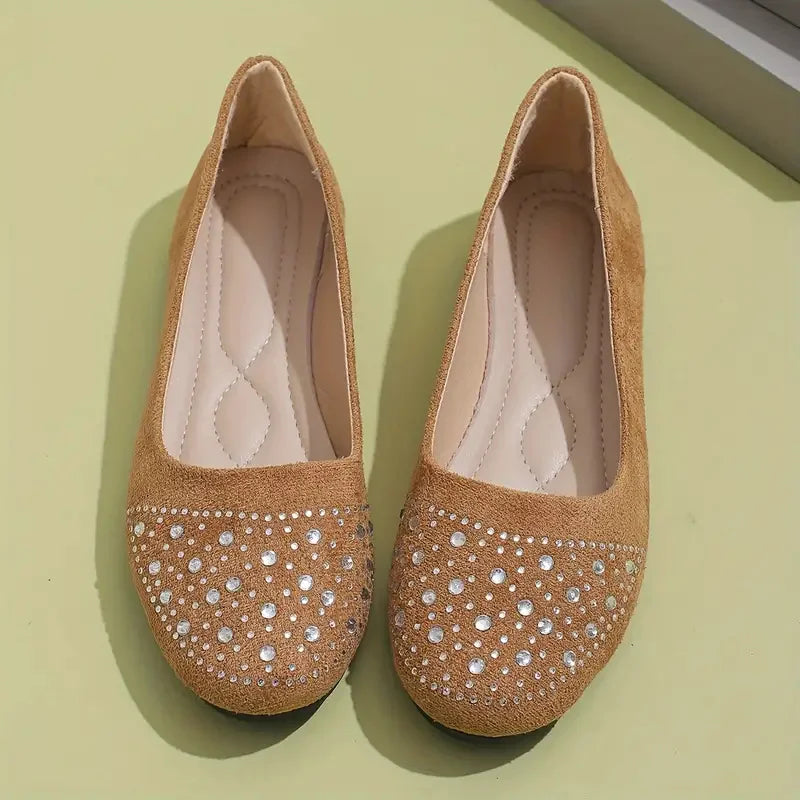Eunice – Ballerines Légères à Cristaux Été - Paris Aura
