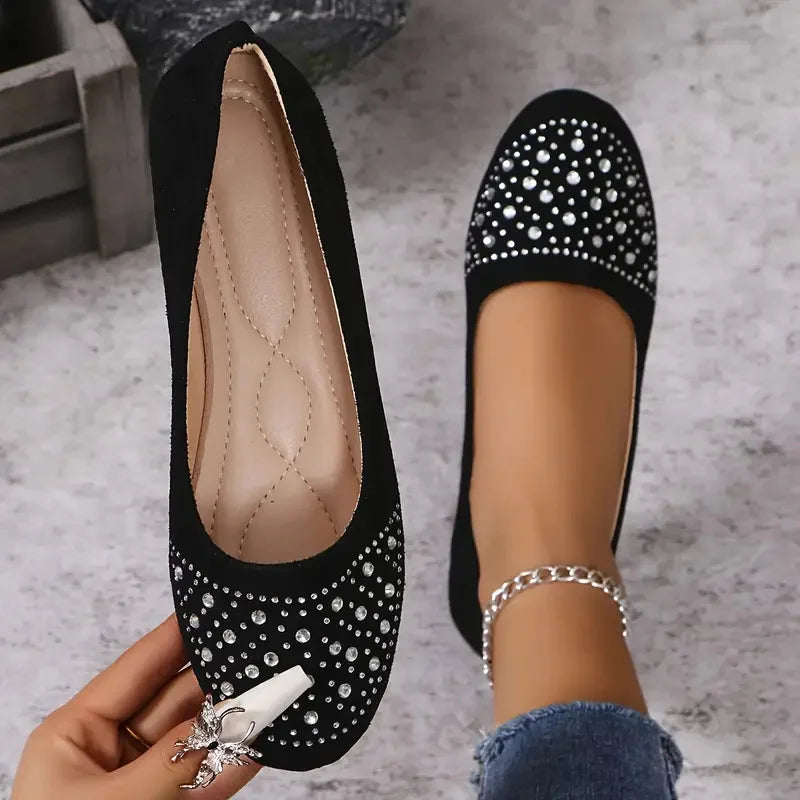 Eunice – Ballerines Légères à Cristaux Été - Paris Aura