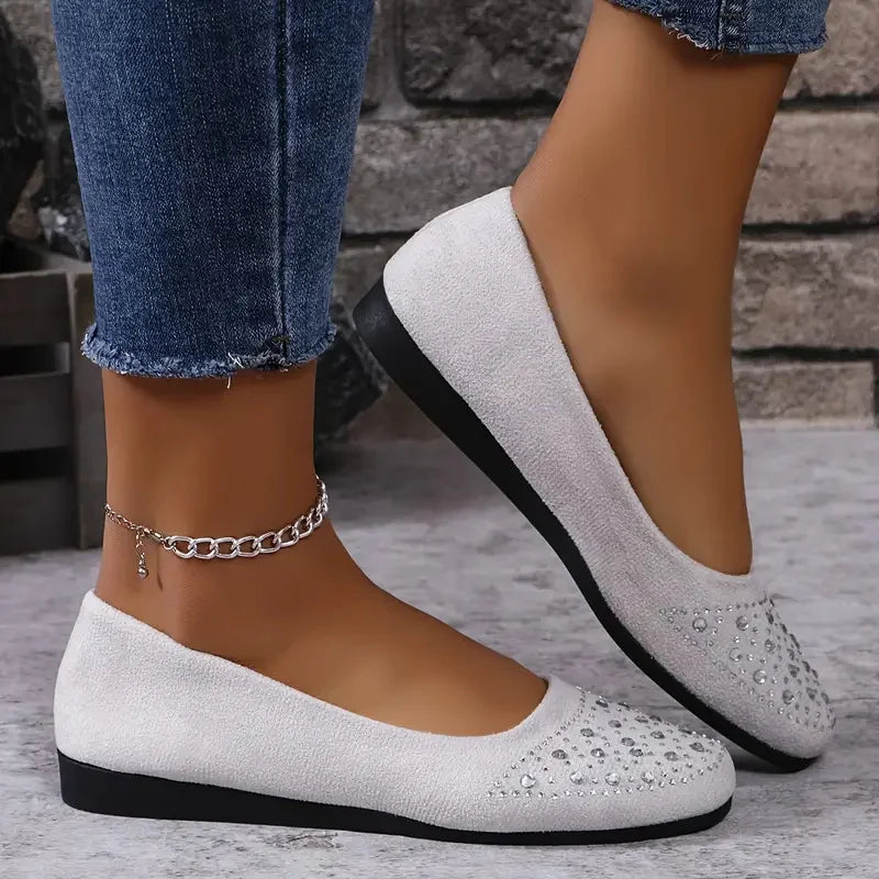 Eunice – Ballerines Légères à Cristaux Été - Paris Aura
