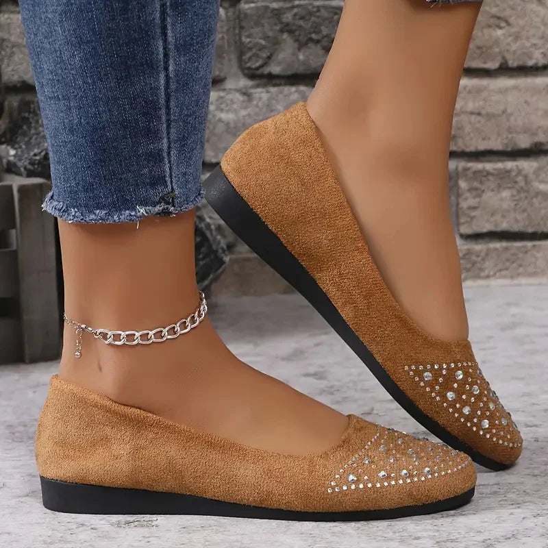 Eunice – Ballerines Légères à Cristaux Été - Paris Aura