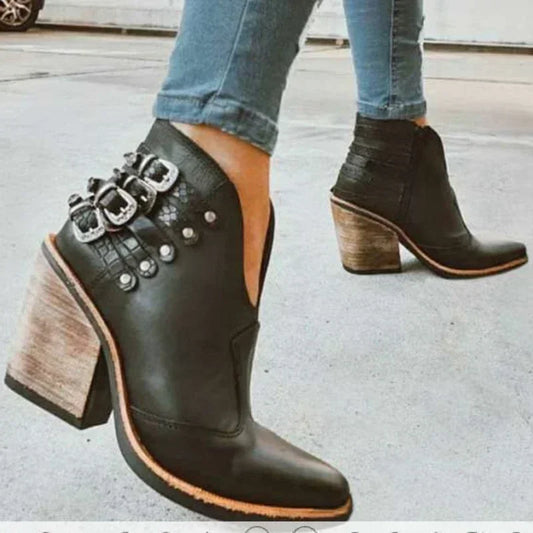 Bottines Chelsea à Talons Hauts pour Femmes – Élégance et Confort pour la Saison Printemps/Automne 2025 - Paris Aura