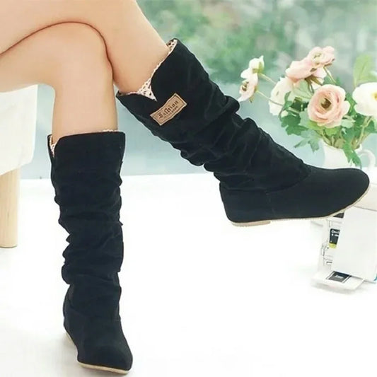 Bottes de Neige Mi-Mollet 2025 – Confort et Style pour la Saison Printemps/Automne - Paris Aura