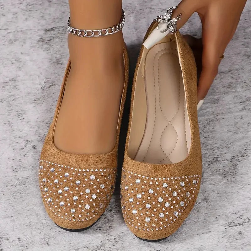 Eunice – Ballerines Légères à Cristaux Été - Paris Aura