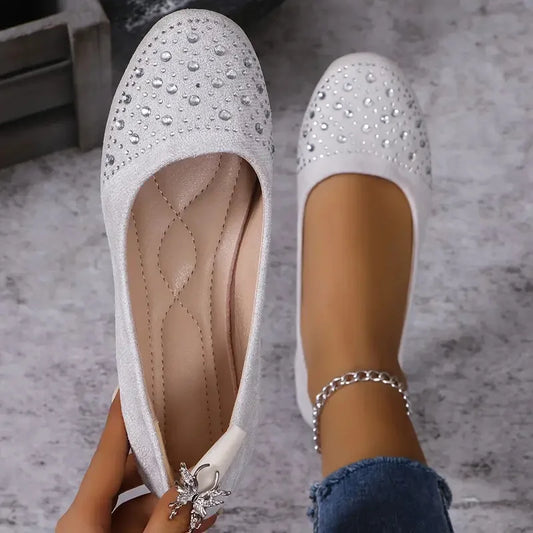 Eunice – Ballerines Légères à Cristaux Été - Paris Aura