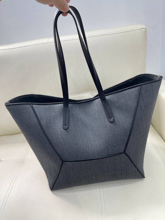 👜 Cabas en Denim & Cuir de Mouton – Style Décontracté Chic - Paris Aura