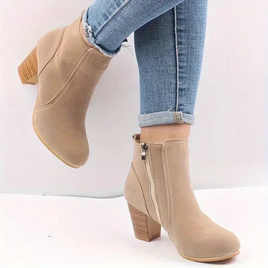 Bottines en daim pour femmes de la marque VDEOSMAP - Paris Aura