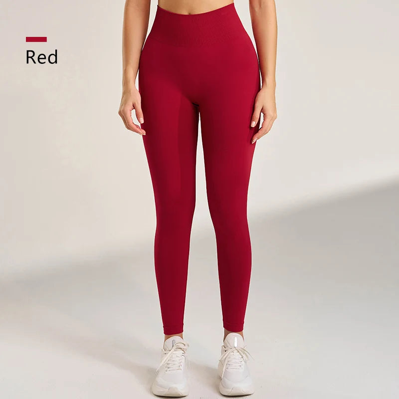 Legging Sculptant Taille Haute Seamless – Effet Peach Booty & Confort Total - Paris Aura