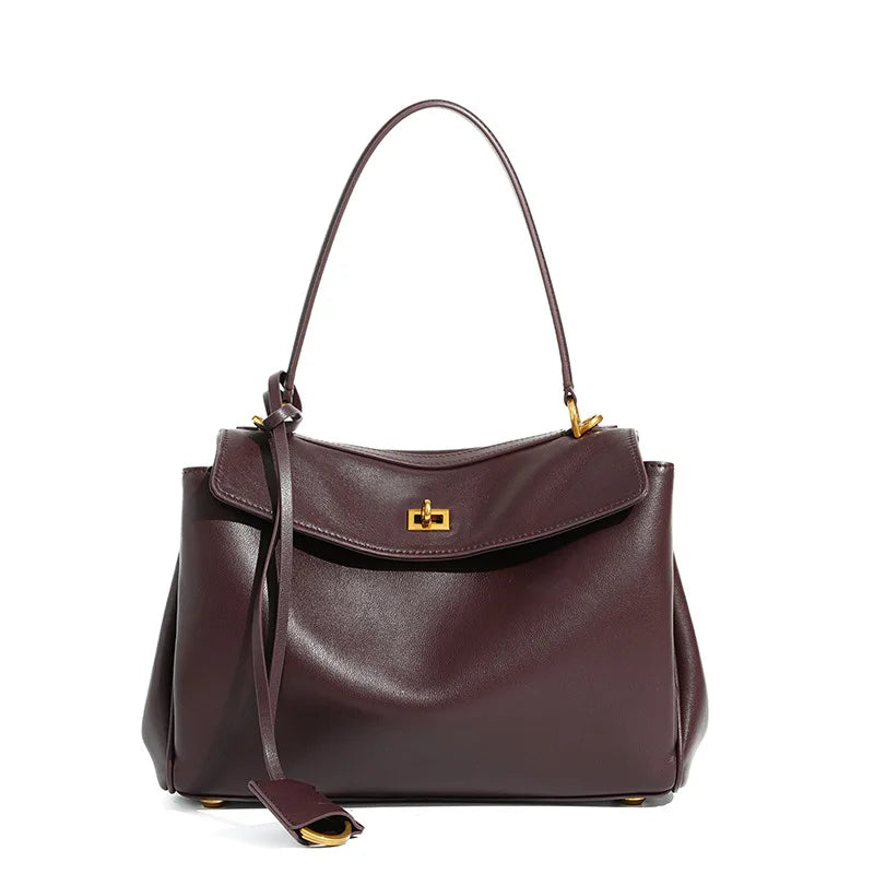 Sac fourre-tout en cuir à bandoulière Rodeobag pour femme, grande capacité, de qualité supérieure - Paris Aura
