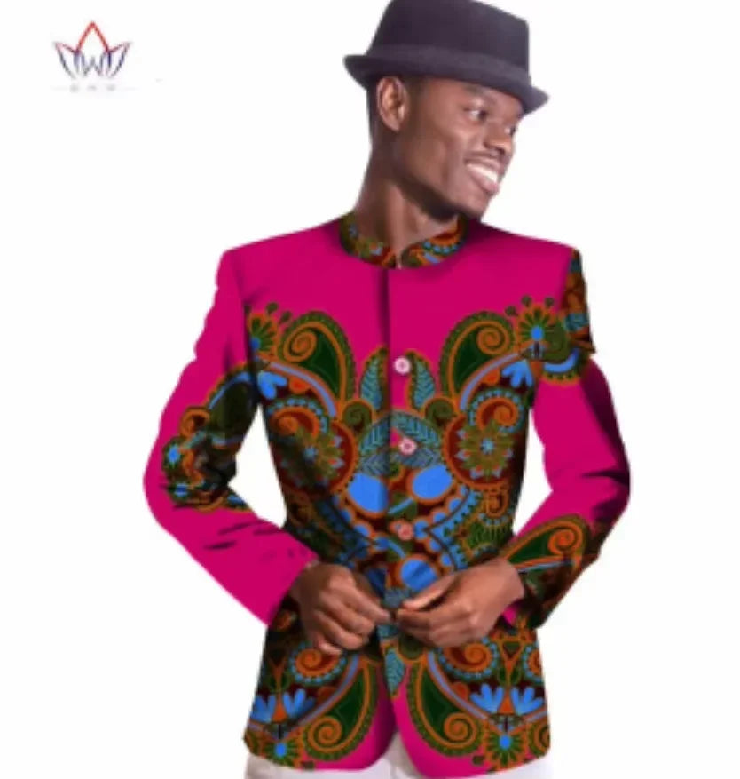 Aminata – Ensemble Africain Robe & Foulard en Coton Wax - Paris Aura