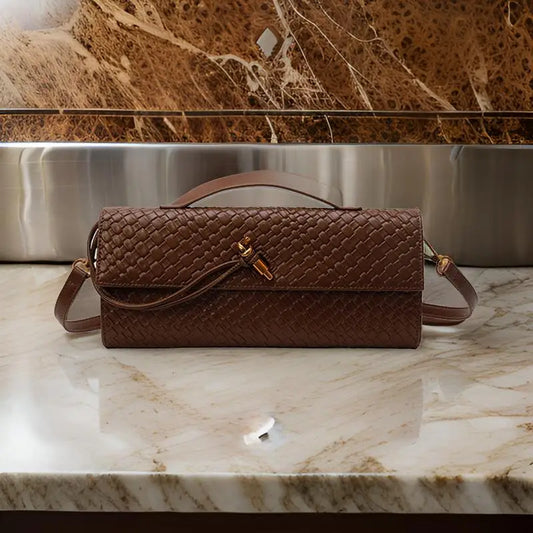 Sac Bandoulière Vintage – Messenger Bag Uni - Paris Aura
