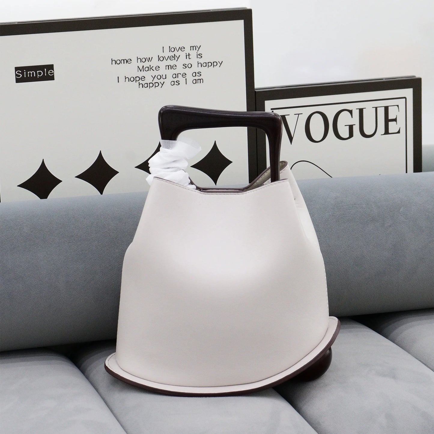 Sac Tote Vintage en Cuir Véritable – Élégance & Grande Capacité - Paris Aura