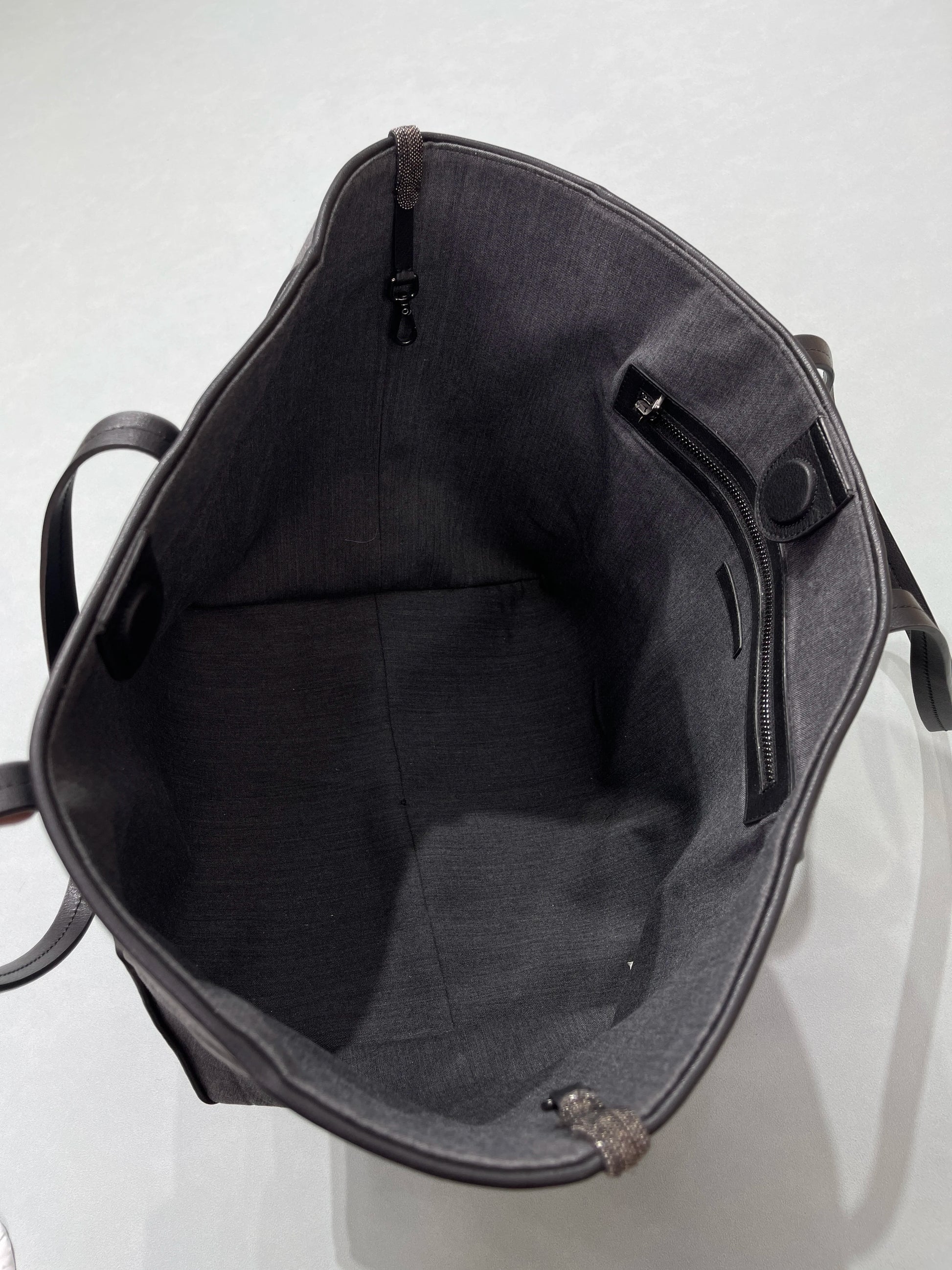 👜 Cabas en Denim & Cuir de Mouton – Style Décontracté Chic - Paris Aura