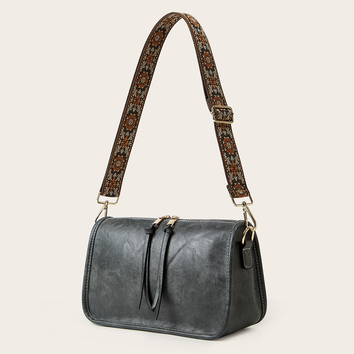 Élodie – Sac Fourre-Tout Bohème à Bandoulière Large - Paris Aura