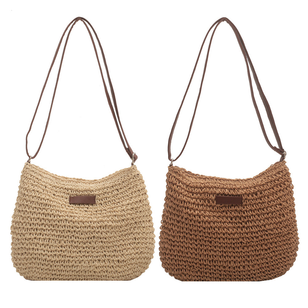 Clara – Sac Fourre-Tout Tressé de Vacances - Paris Aura