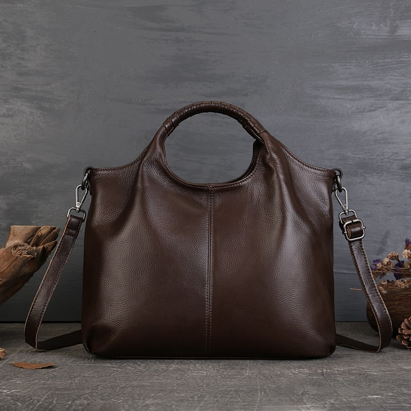 Sac Tote Vintage Femme – Cuir Véritable Haut de Gamme - Paris Aura
